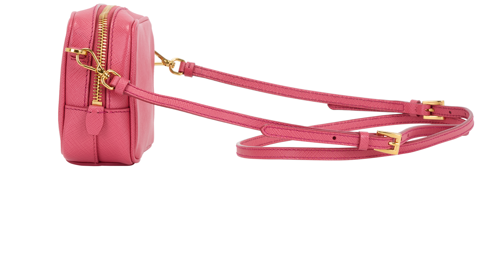 Mini Camera Crossbody, &pound;550, Handbags, Pink, Leather, Bottom view
